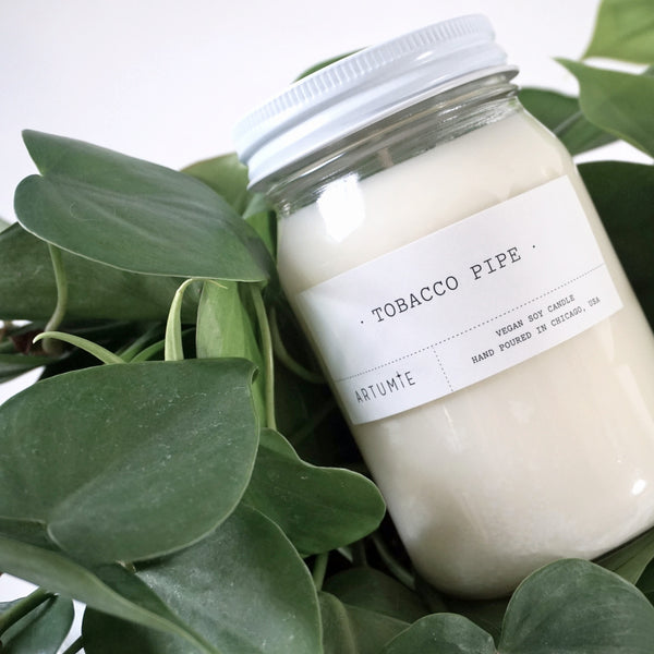 Tobacco Pipe 16 oz Soy Candle