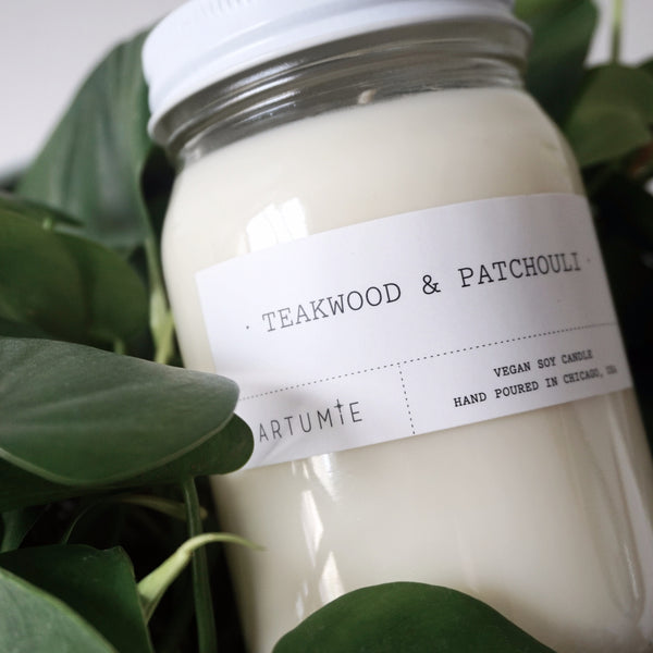 Teakwood & Patchouli 16 oz Soy Candle